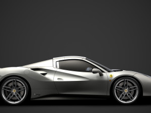 ferrari 488 spider sleek beauty 2018 3D Model