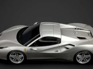 ferrari 488 spider elegante beleza 2018 Modelo 3D