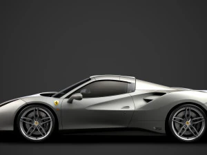 ferrari 488 spider elegante beleza 2018 Modelo 3D