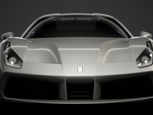 ferrari 488 spider sleek beauty 2018 3D Model
