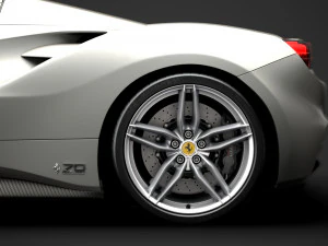 ferrari 488 spider elegante beleza 2018 Modelo 3D