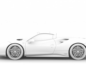 ferrari 488 spider sleek beauty 2018 3D Model