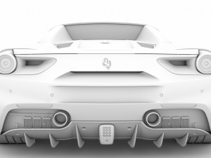 ferrari 488 spider sleek beauty 2018 3D Model