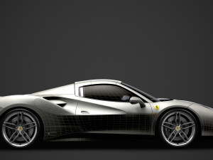 ferrari 488 spider sleek beauty 2018 3D Model