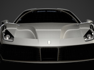 ferrari 488 spider sleek beauty 2018 3D Model
