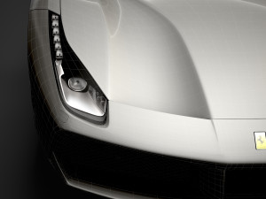 ferrari 488 spider sleek beauty 2018 3D Model