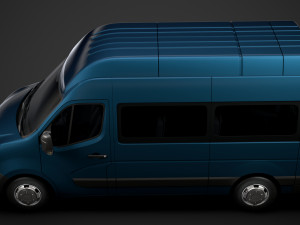 nissan nv 400 l2h3 minibus 2020 3D Модель