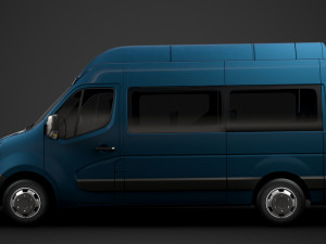nissan nv 400 l2h3 minibus 2020 3D Модель
