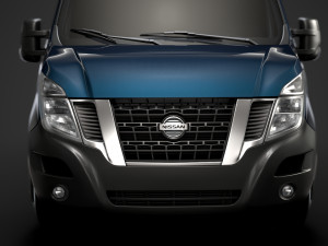 nissan nv 400 l2h3 minibus 2020 3D Модель