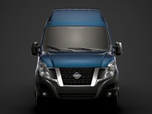 nissan nv 400 l2h3 minibus 2020 3D Модель