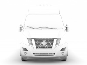 nissan nv 400 l2h3 minibus 2020 3D Модель