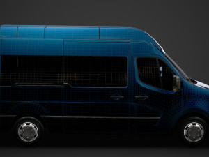 nissan nv 400 l2h3 minibus 2020 3D Модель