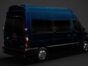 nissan nv 400 l2h3 minibus 2020 3D Модель