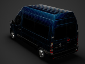 nissan nv 400 l2h3 minibus 2020 3D Модель