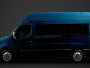 nissan nv 400 l2h3 minibus 2020 3D Модель