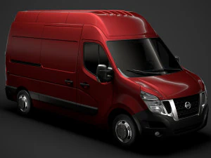 nissan nv 400 l2h3 2020 Modelo 3D
