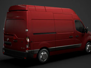 nissan nv 400 l2h3 van 2020 3D Model