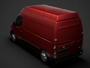 nissan nv 400 l2h3 van 2020 3D Model