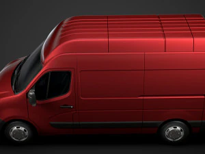 nissan nv 400 l2h3 van 2020 3D Model