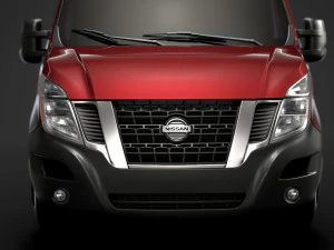 nissan nv 400 l2h3 van 2020 3D Model