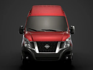 nissan nv 400 l2h3 van 2020 3D Model