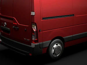 nissan nv 400 l2h3 van 2020 3D Model