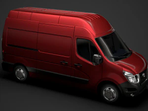 nissan nv 400 l2h3 van 2020 3D Model
