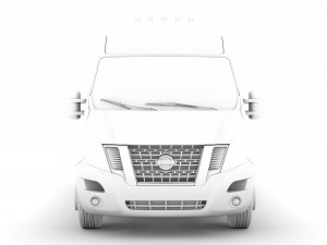 nissan nv 400 l2h3 van 2020 3D Model