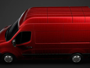 nissan nv 400 l2h3 van 2020 3D Model