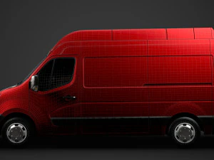 nissan nv 400 l2h3 van 2020 3D Model