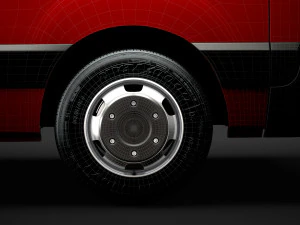 nissan nv 400 l2h3 van 2020 3D Model