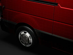 nissan nv 400 l2h3 van 2020 3D Model