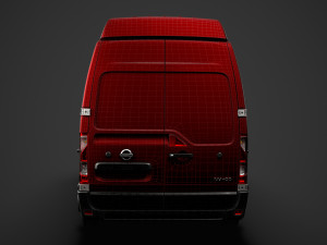 nissan nv 400 l2h3 van 2020 3D Model