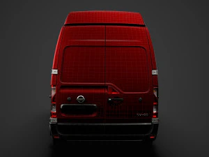 nissan nv 400 l2h3 van 2020 3D Model