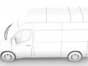 opel movano l2h3 minibus 2020 3D मॉडल
