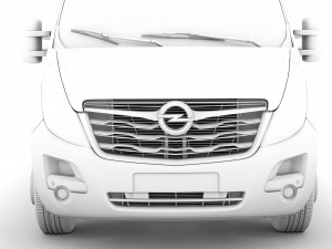 opel movano l2h3 minibus 2020 3D मॉडल