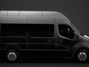 opel movano l2h3 minibus 2020 3D मॉडल