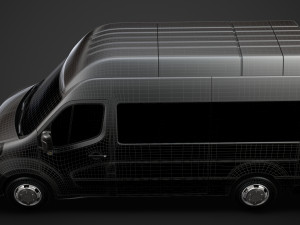 opel movano l2h3 minibus 2020 3D मॉडल