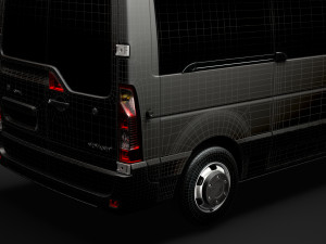 opel movano l2h3 minibus 2020 3D मॉडल