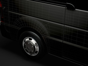 opel movano l2h3 minibus 2020 3D मॉडल