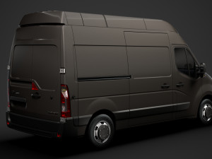 opel movano l2h3 van 2020 Modèle 3D