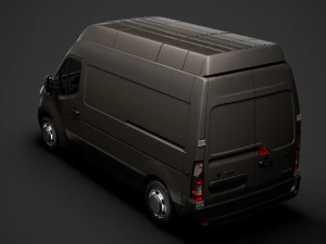 opel movano l2h3 van 2020 3D Model