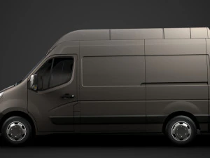 opel movano l2h3 van 2020 3D Model