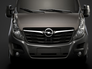 opel movano l2h3 van 2020 Modèle 3D