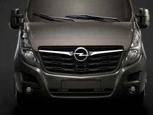 opel movano l2h3 van 2020 3D Model