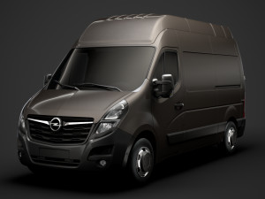 opel movano l2h3 van 2020 Modèle 3D
