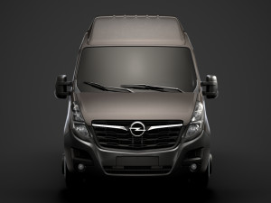 opel movano l2h3 van 2020 Modèle 3D