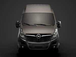 opel movano l2h3 van 2020 3D Model