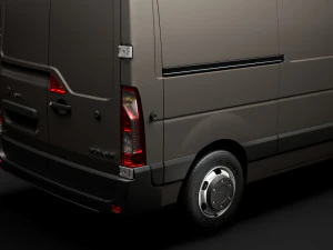 opel movano l2h3 van 2020 3D Model