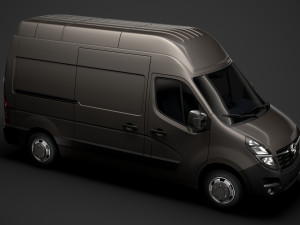 opel movano l2h3 van 2020 Modèle 3D